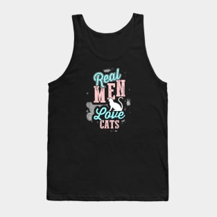 Real Men Love Cats Tank Top